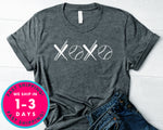 Women Xoxo Baseball Tee T-Shirt - Sports Shirt