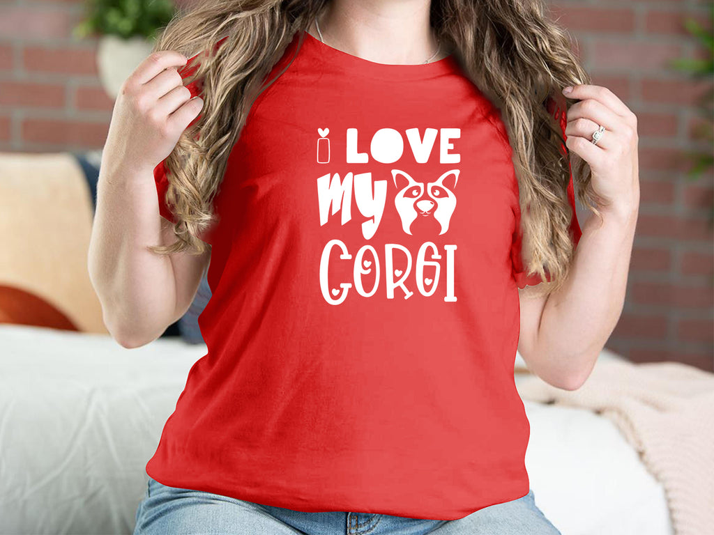 I Love My Corgi Dog T-shirts