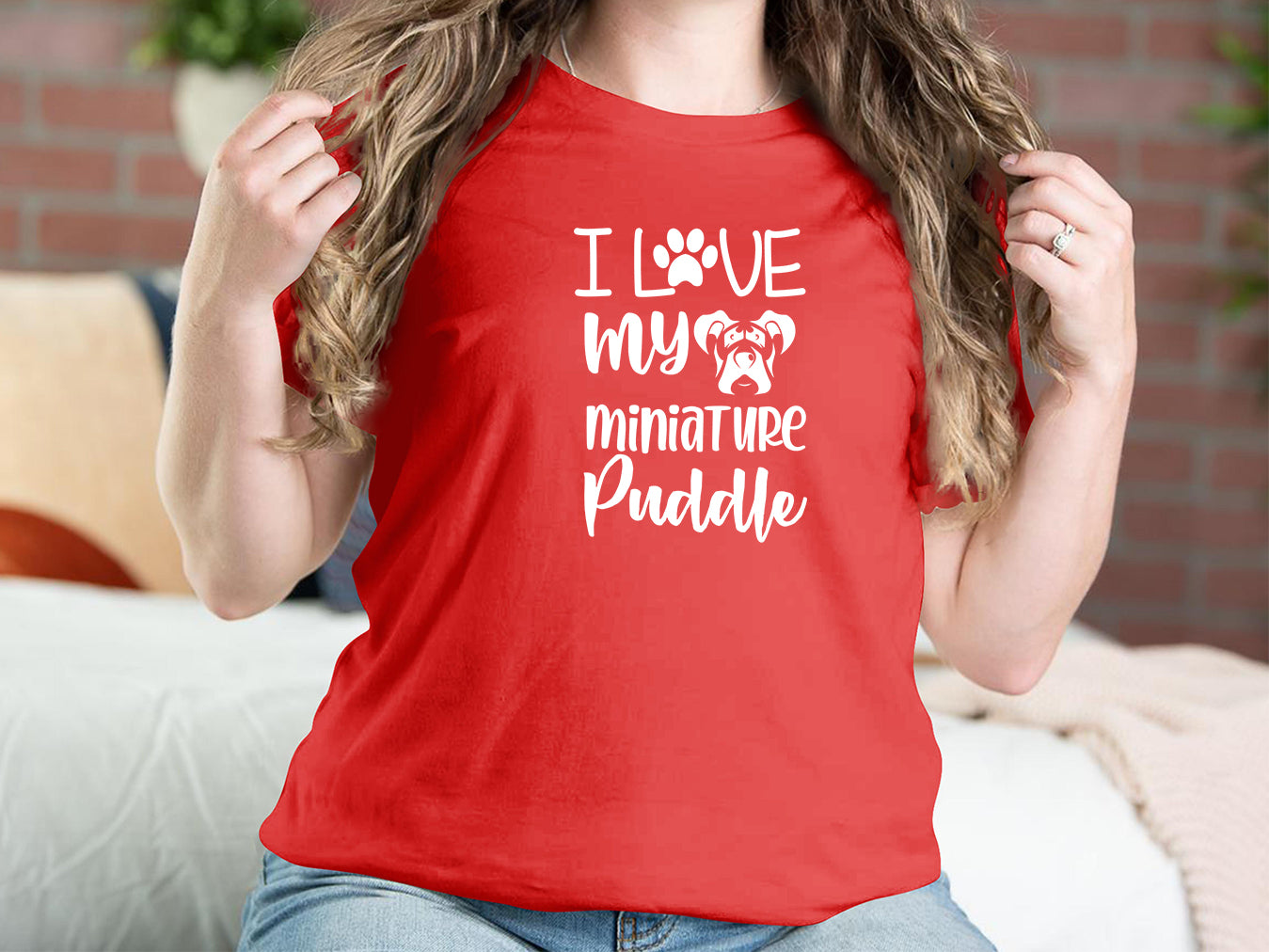 I Love My Miniature Puddle Dog T-shirts